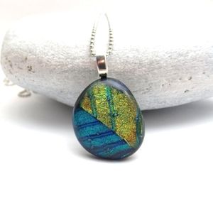 Dichroic Glass necklace
